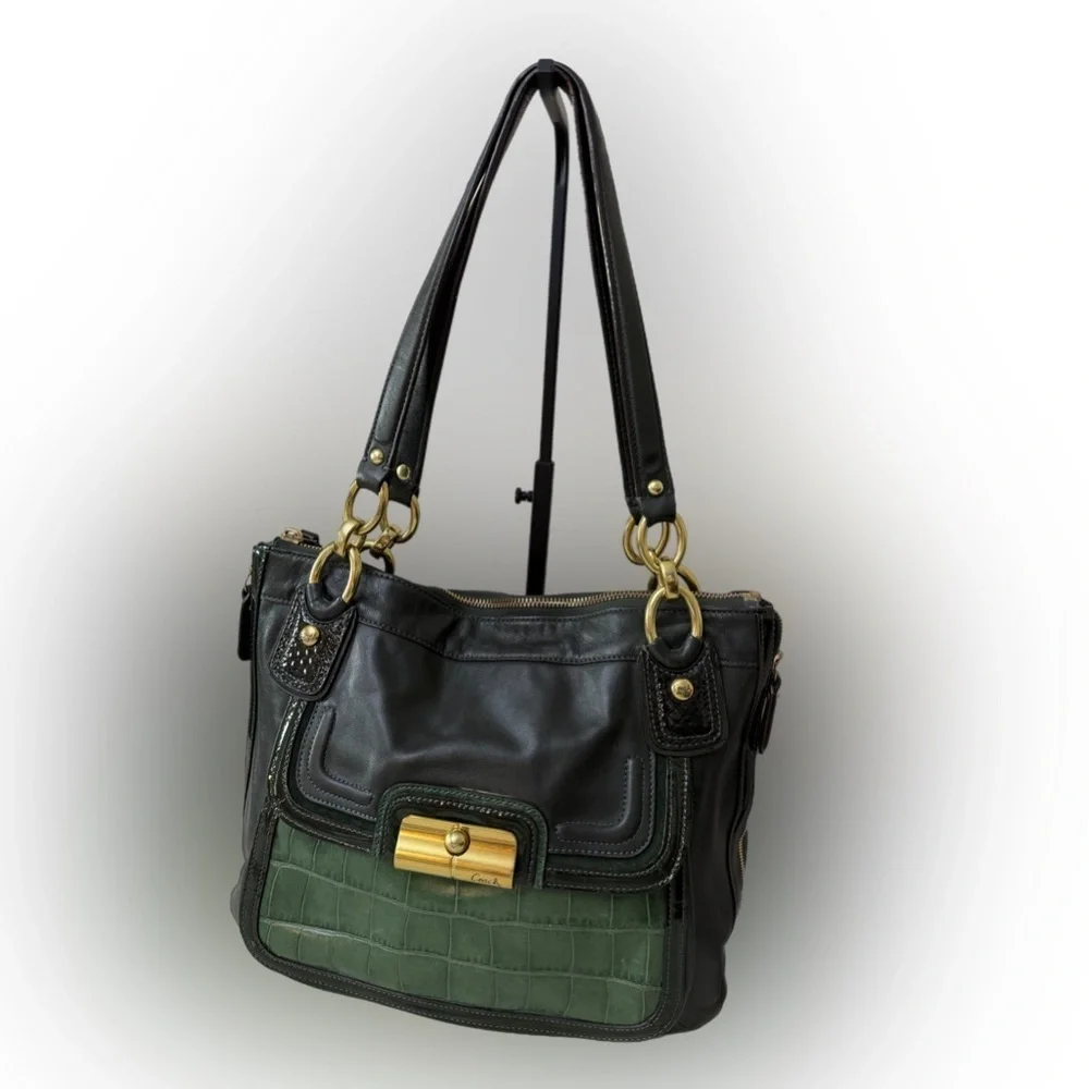 Coach #18808 Kristin Spectator Exotic Leather Hobo Bag